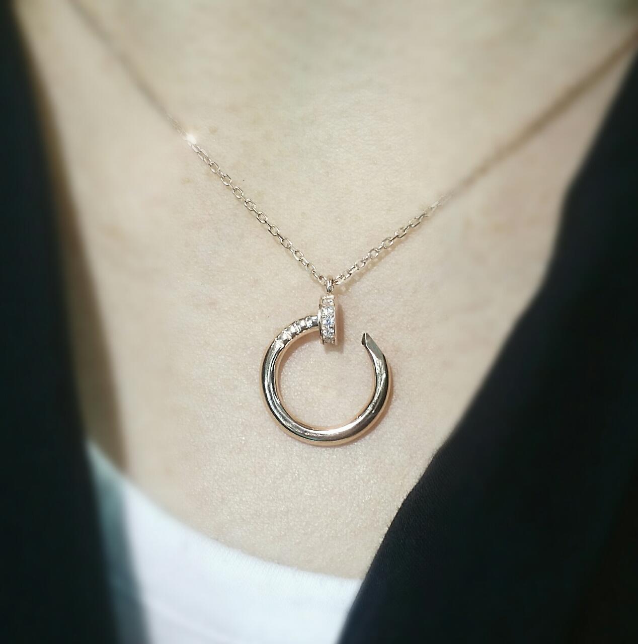 Double-sided Cubic Necklace Anniversary Gifts Cute