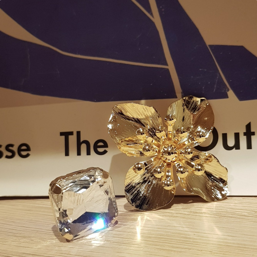 Tenbic Flower Cubic Earring Earrings Feminine Styl