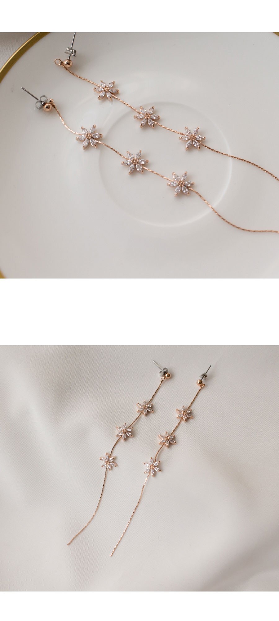 Ear-Pickable Snow Flower Chain 2-Stage 3-Stage Dro