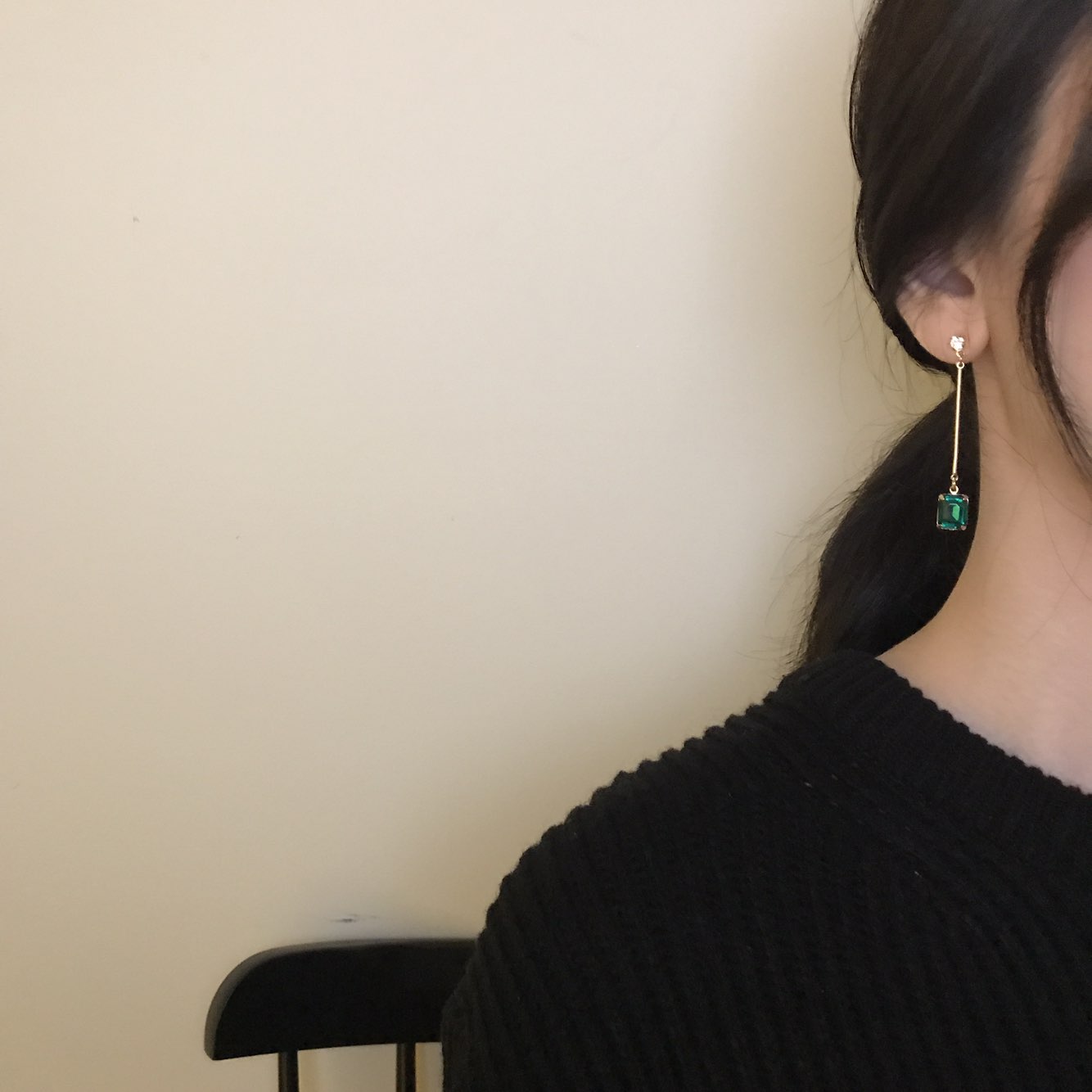 Della Long Swarovski Earrings Sikh Dodgy Style Dai