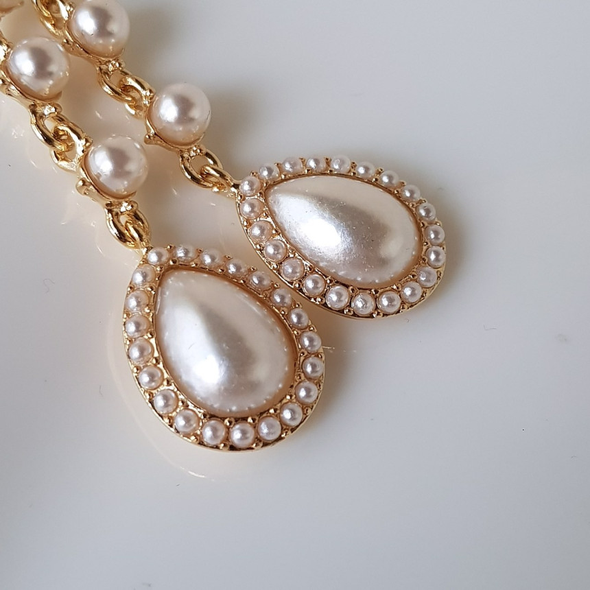 Oren Pearl Drop Earrings Ladies' Coordination C