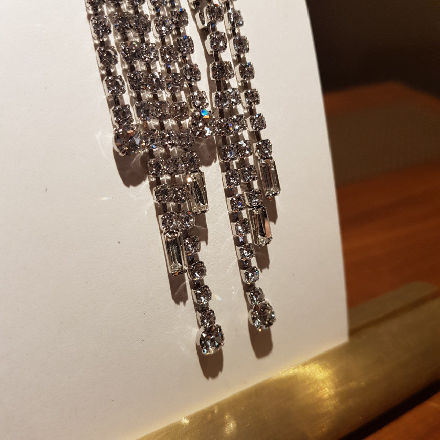 Saved Pearl Cubic Long Two Way Drop Earrings Sikh 