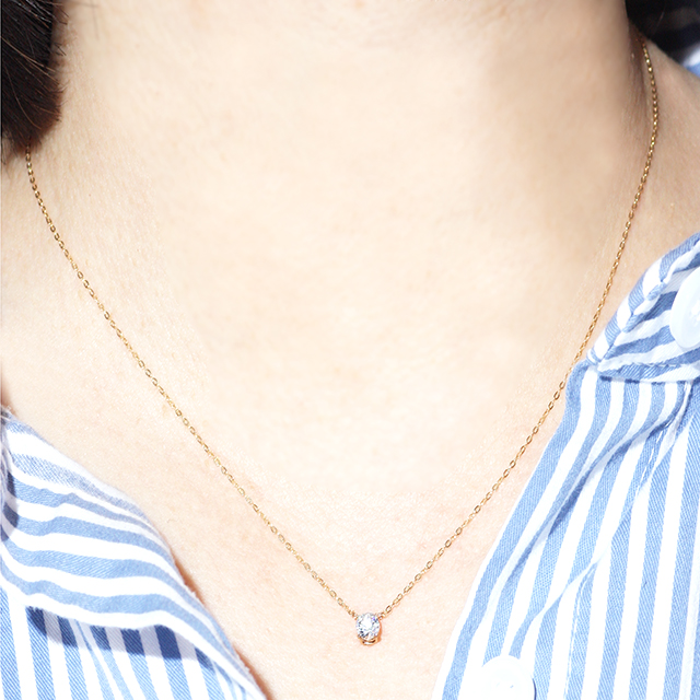 Isabel Mignon 14K Signature Part 3 Ice Necklace NK