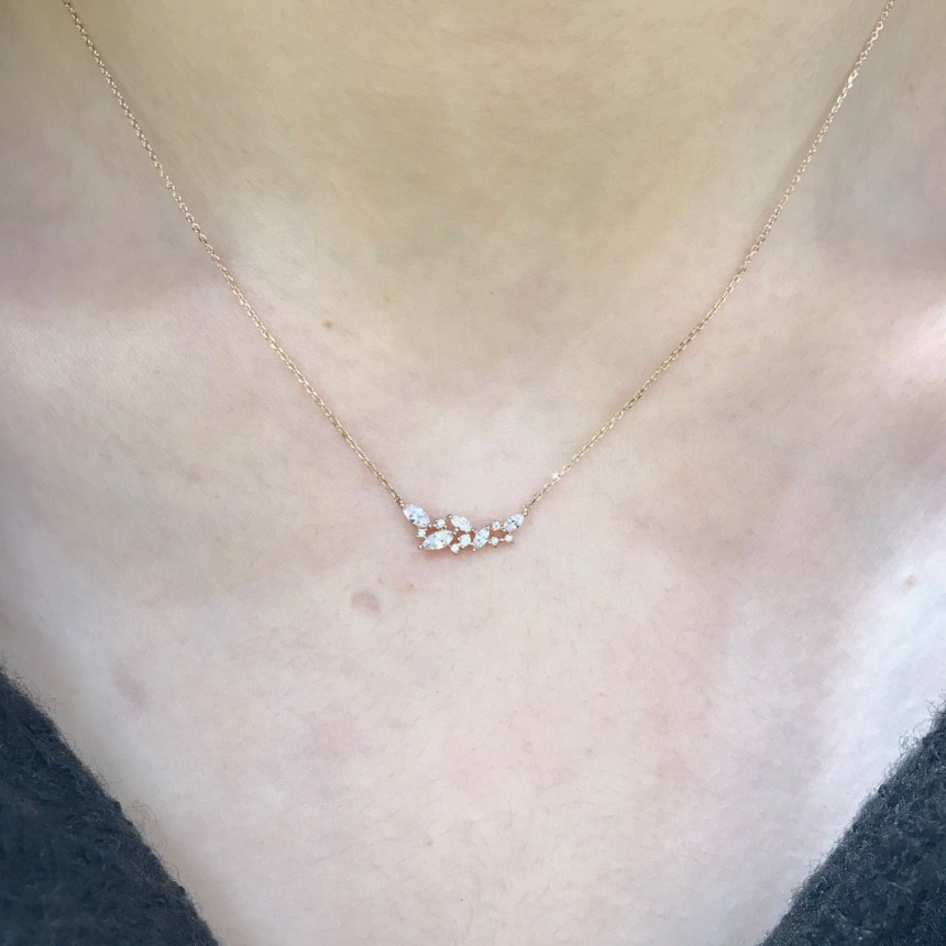 Lloyd Neck Line Necklace LNN17258G girlfriend gift