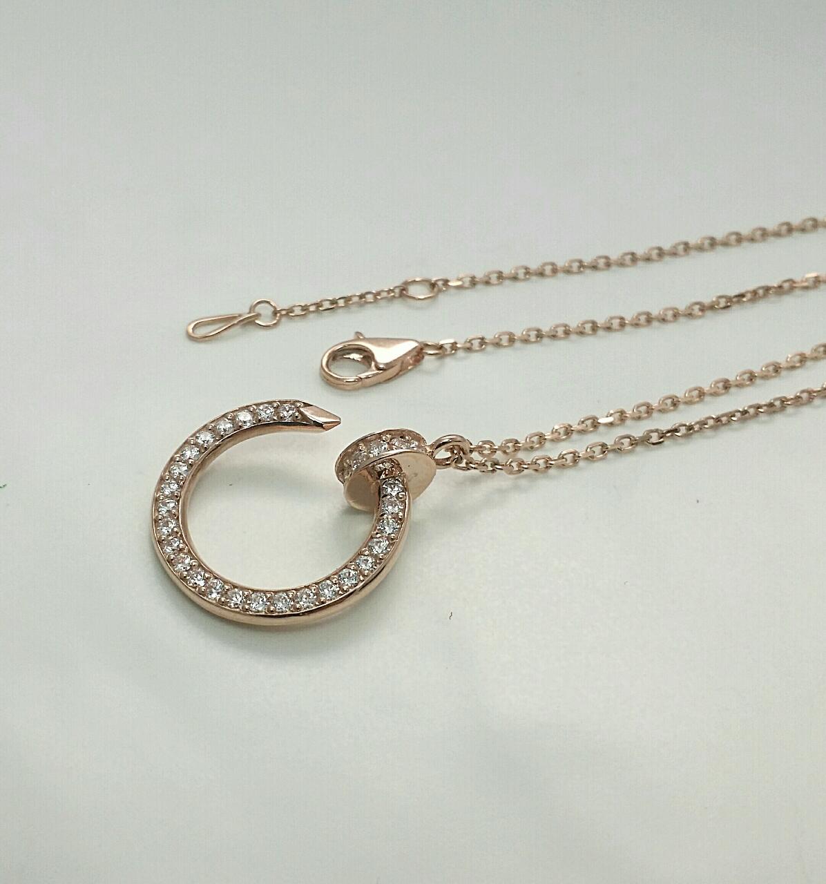 Double-sided Cubic Necklace Anniversary Gifts Cute