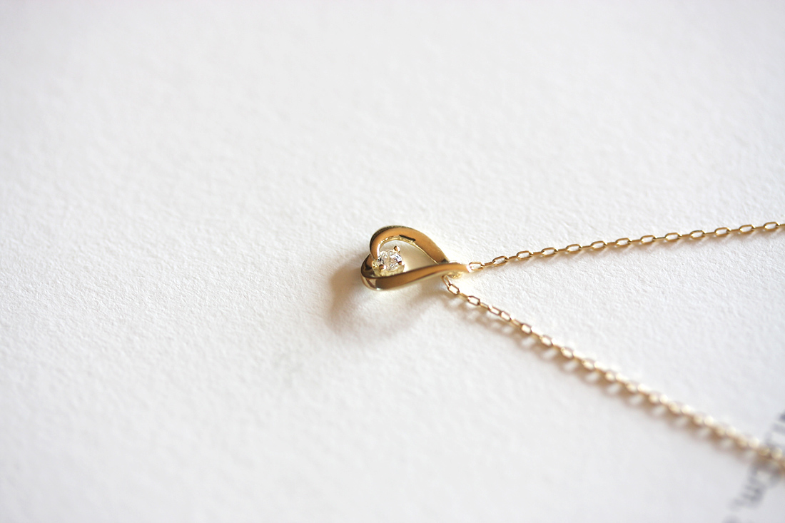Water Drop Pendant 14k Gold Necklace Girlfriend Gi