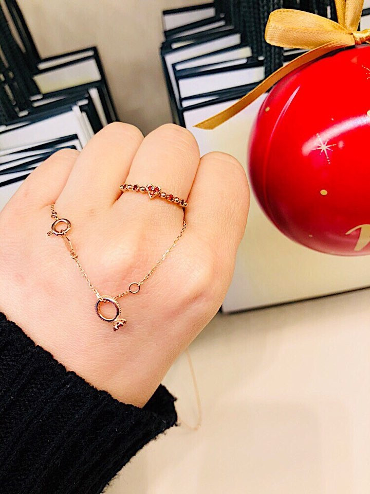 Lloyd birthstone ring necklace LNN17256G Minimal s