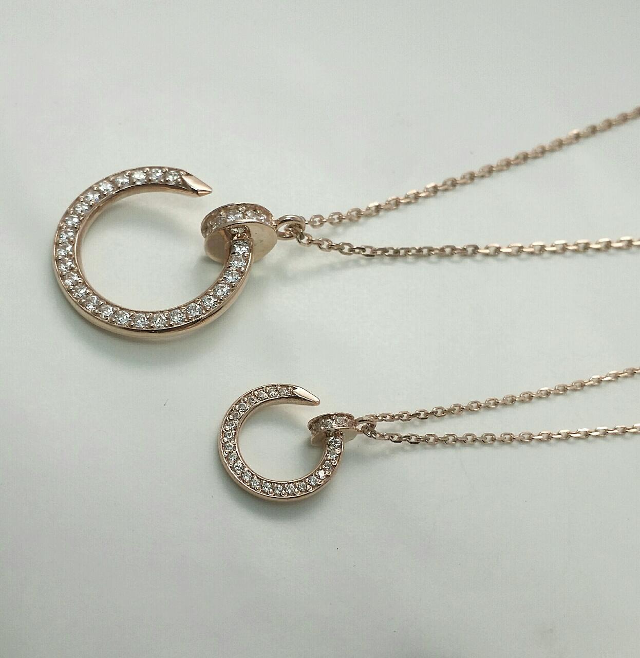 Double-sided Cubic Necklace Anniversary Gifts Cute