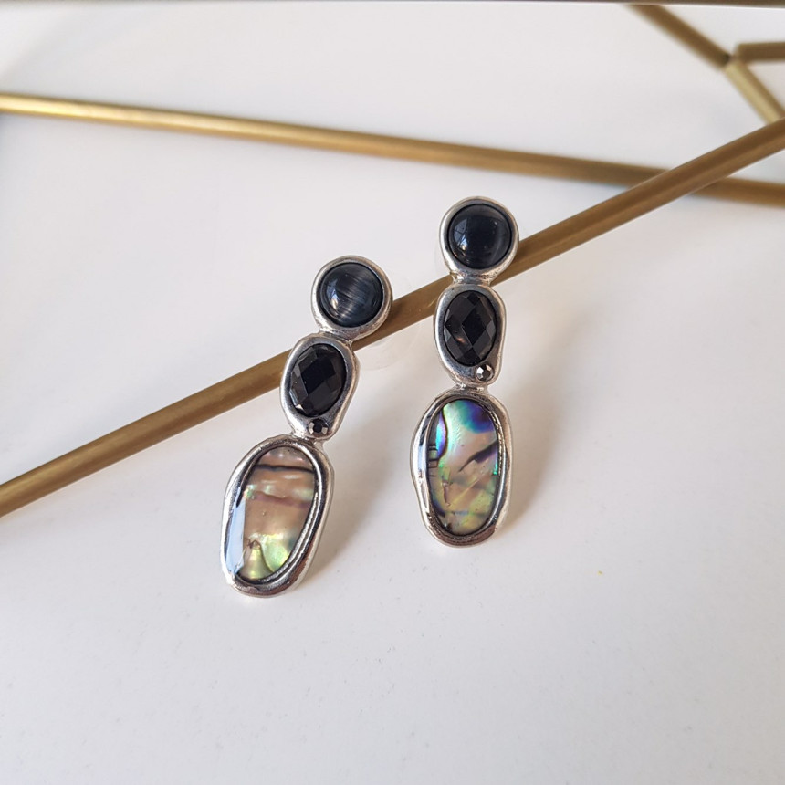 Magenta Vintage Earrings Drop Earrings Oriental St