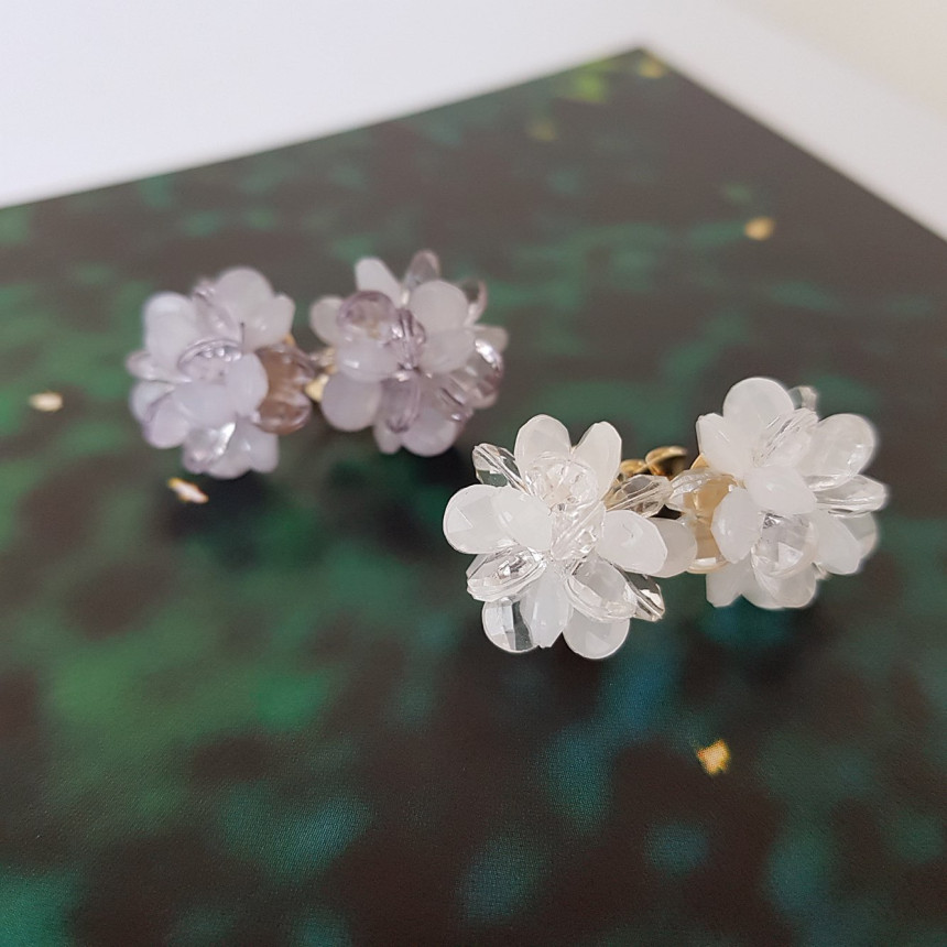 <b><p>Flower bud earring</p></b><b><p>つぼみ イヤリング</p></b><br /><br /><p align='center'>