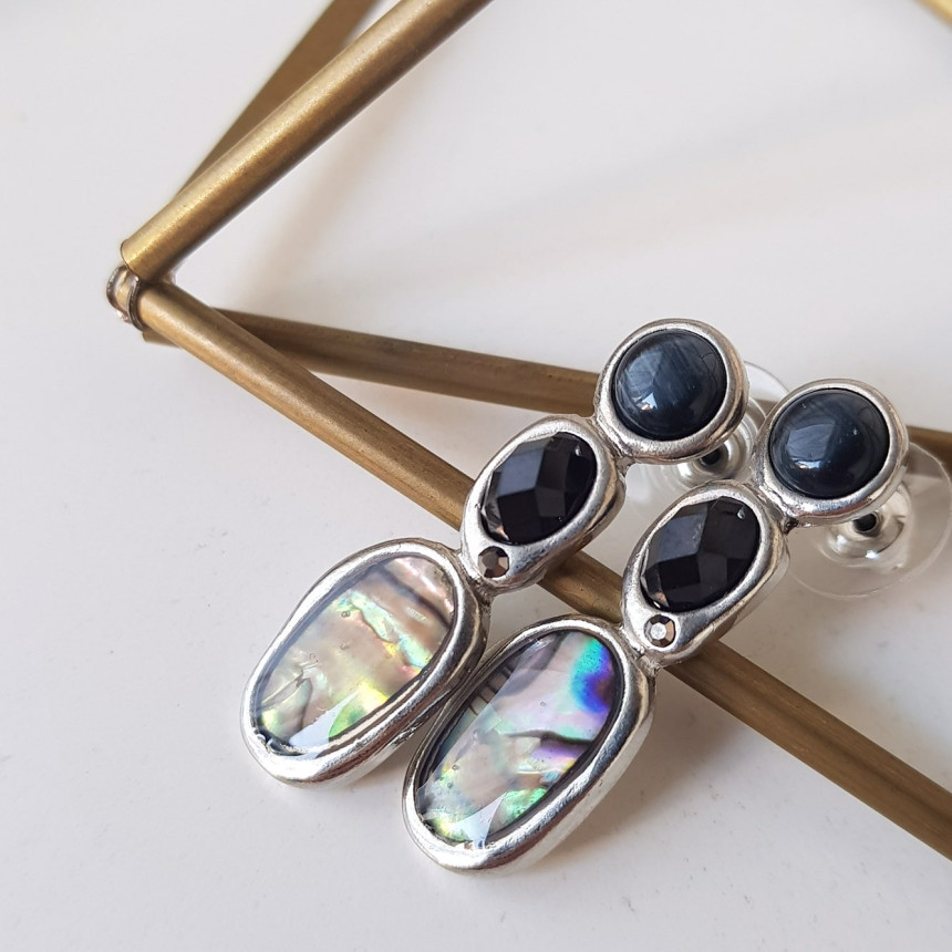 Magenta Vintage Earrings Drop Earrings Oriental St