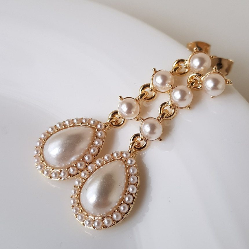 Oren Pearl Drop Earrings Ladies' Coordination C
