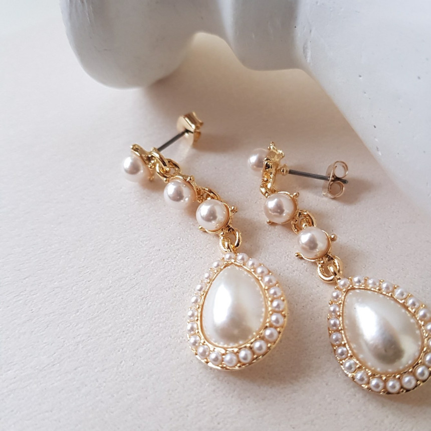 Oren Pearl Drop Earrings Ladies' Coordination C