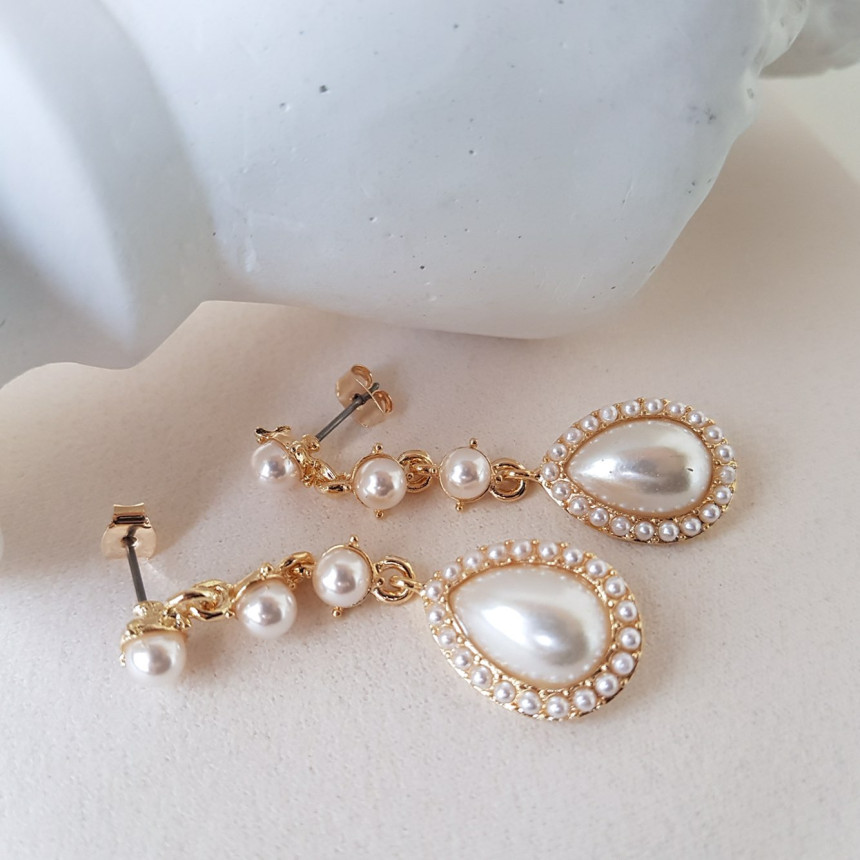 Oren Pearl Drop Earrings Ladies' Coordination C