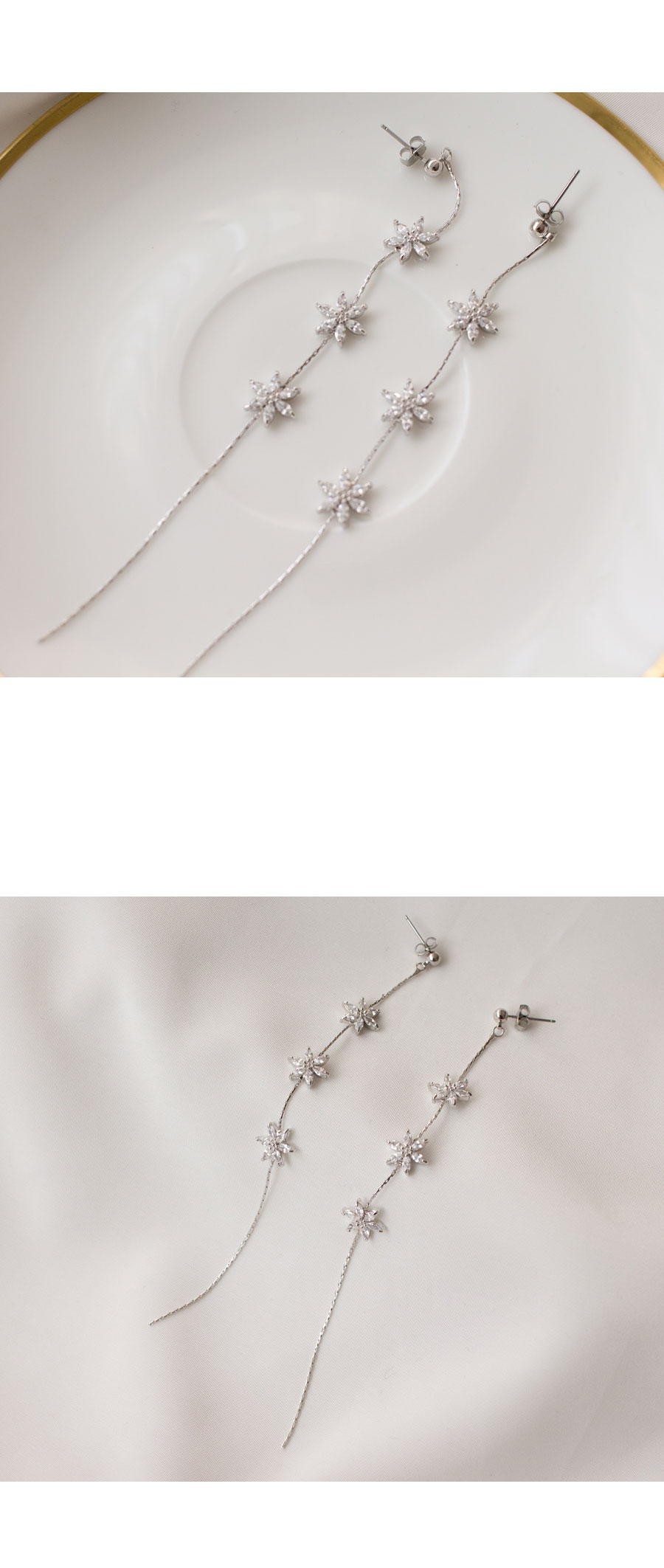 Ear-Pickable Snow Flower Chain 2-Stage 3-Stage Dro