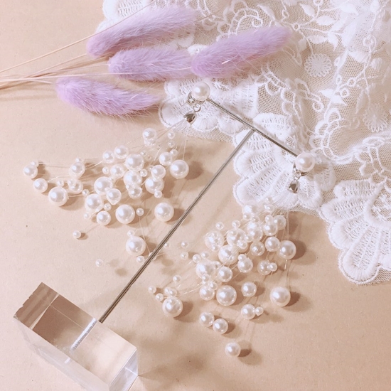 Pearl Earrings Pearl Earrings Point Cycle Good Bli