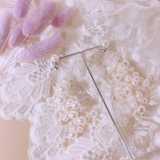 Pearl Earrings Pearl Earrings Point Cycle Good Bli