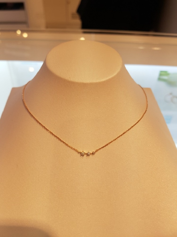 Stonehenge Rose Gold Necklace K0829