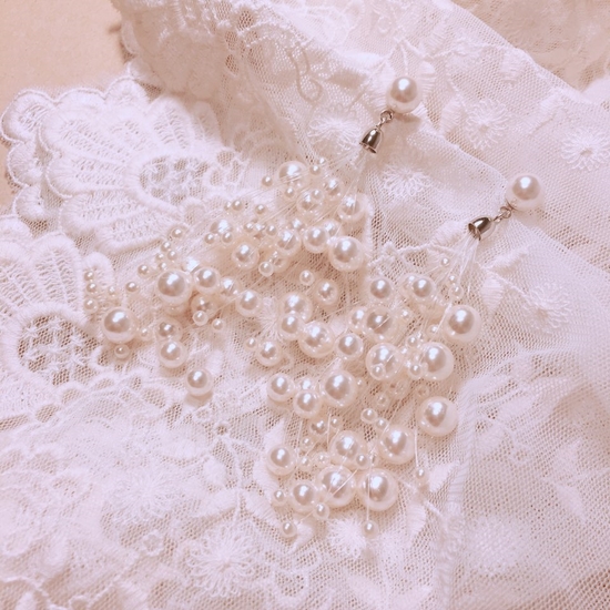 Pearl Earrings Pearl Earrings Point Cycle Good Bli