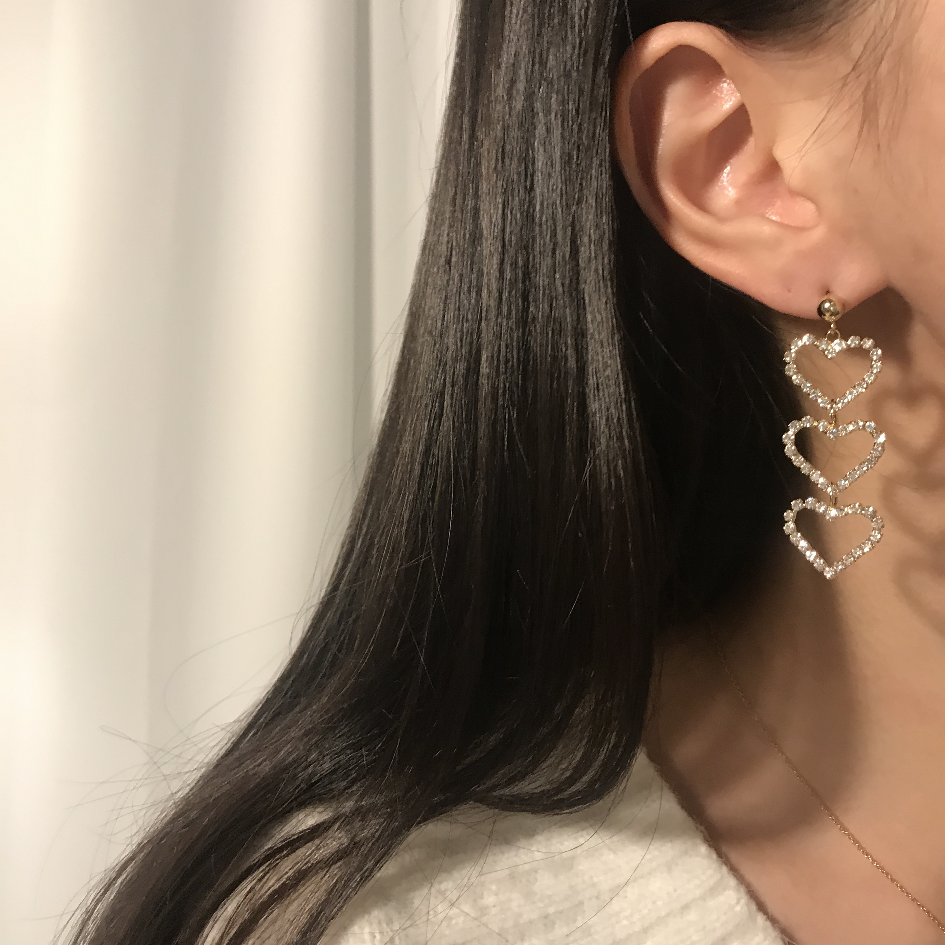 Silver Silver 925 Dream Heart Drop Earring Celebri