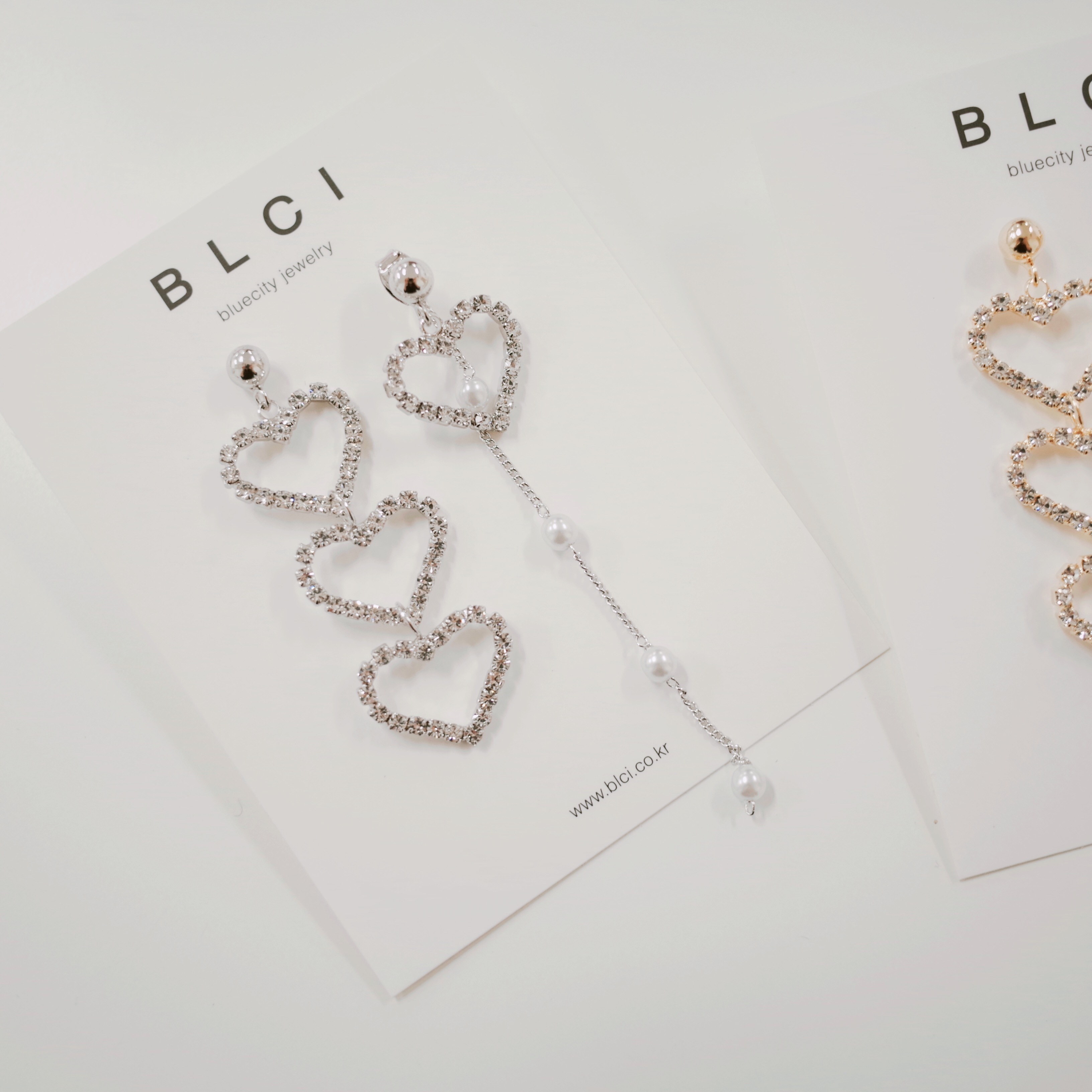 Silver Silver 925 Dream Heart Drop Earring Celebri