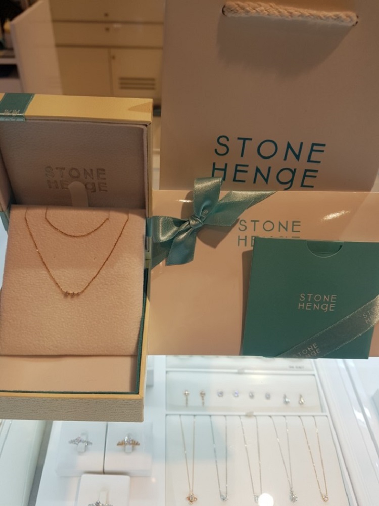 Stonehenge Rose Gold Necklace K0829