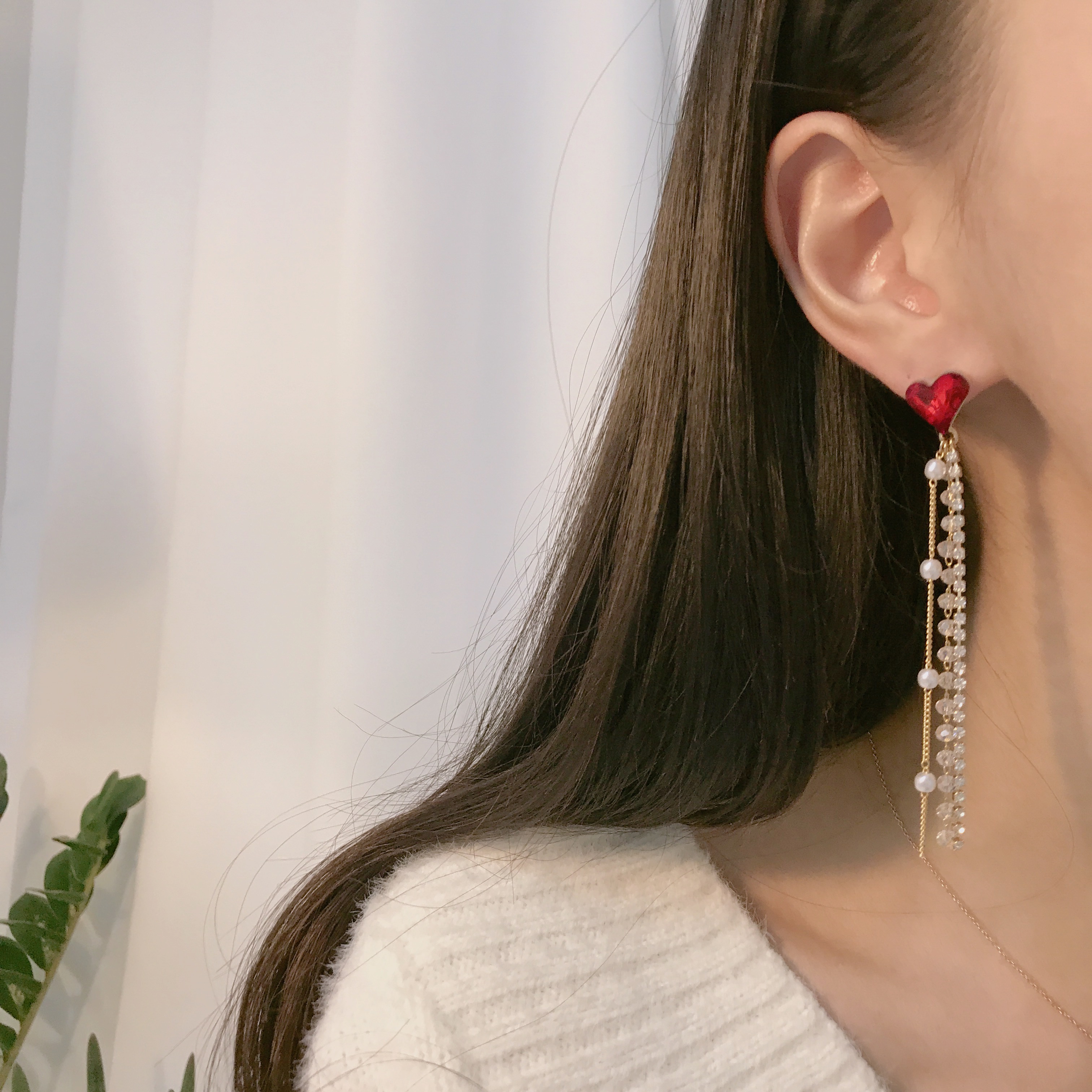 Earnest Hearts Drop Earrings Earrings Earrings Cel