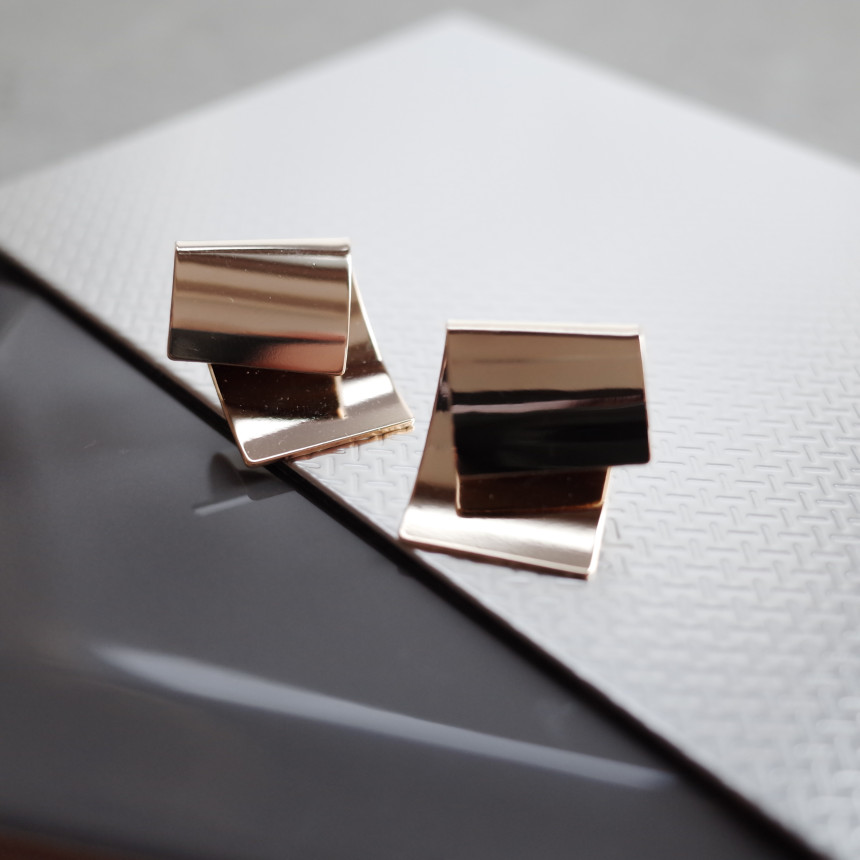 NO.73 Pauline Metal Modern Sick Simple Earrings St