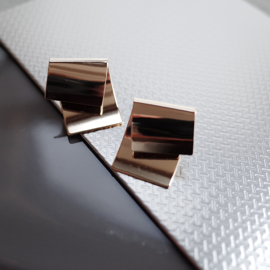 NO.73 Pauline Metal Modern Sick Simple Earrings St