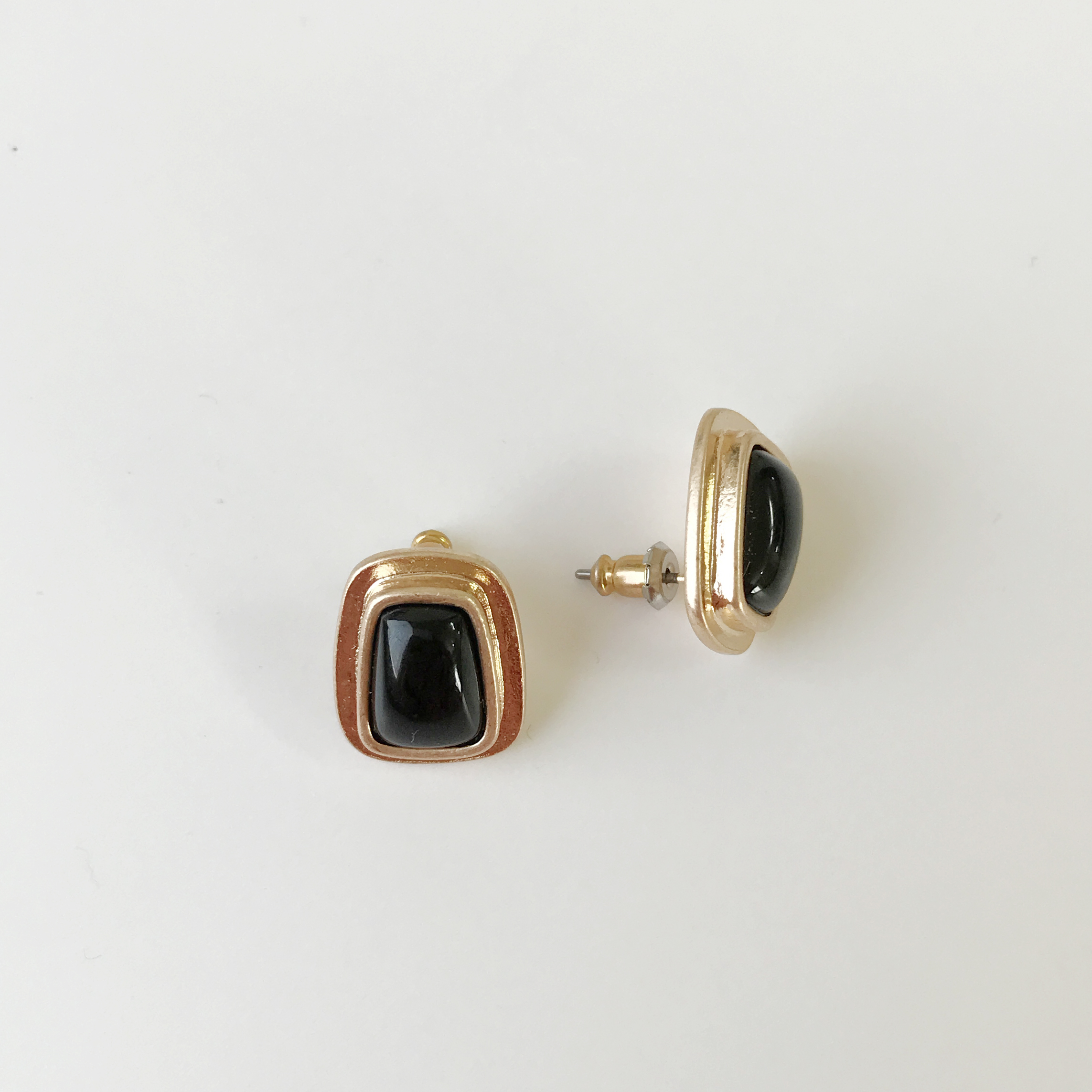 Button Vintage Antique Earring Simple Earring Drop