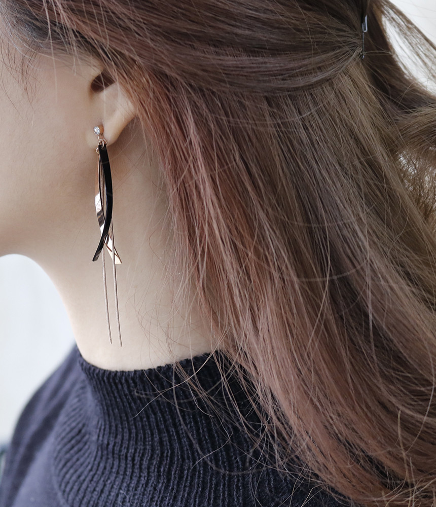 Dodo Secret Surge Steel Earrings Titanium Stainles