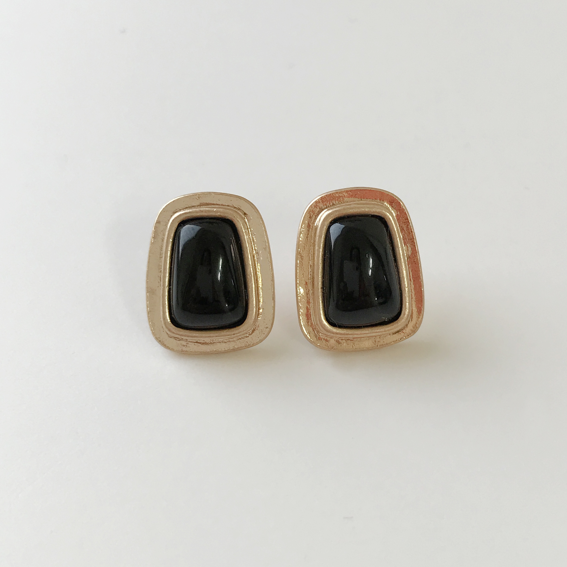 Button Vintage Antique Earring Simple Earring Drop