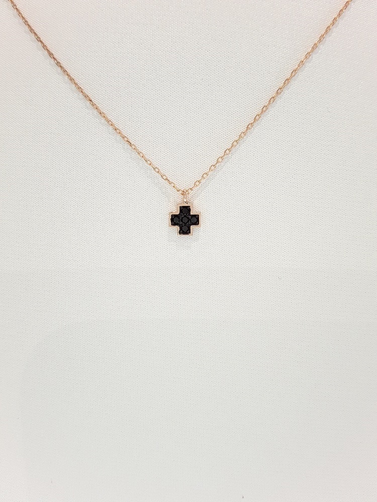 Stonehenge Rose Gold Necklace G1655 Minimal Style 