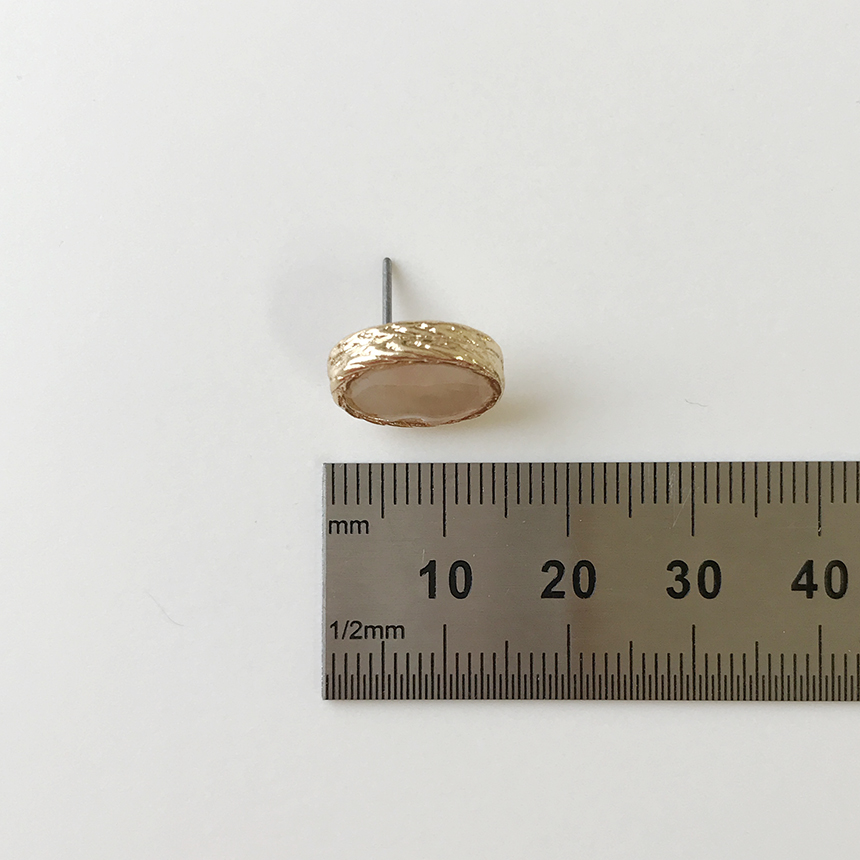 Button Vintage Antique Earring Simple Earring Drop