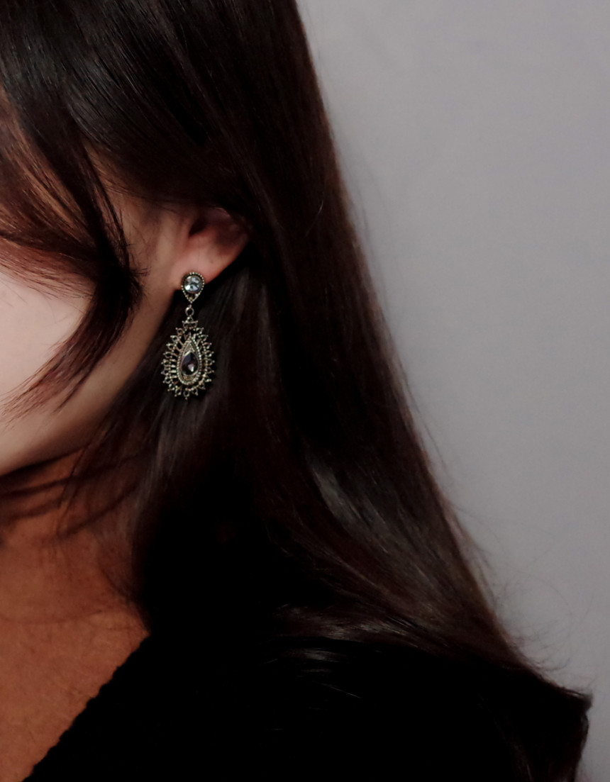 Fiesta Vintage Holistic Antique Sun Earrings Luxur