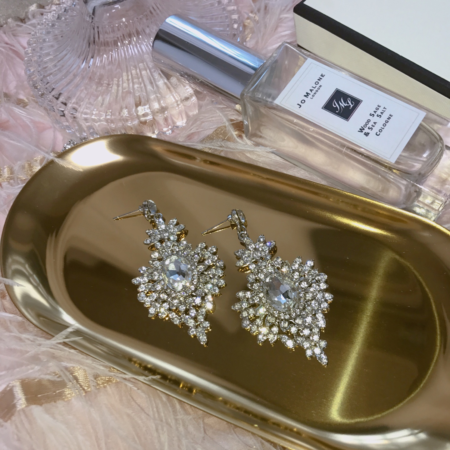 Lace Cubic Bold Drop Earring Earring with Earring 