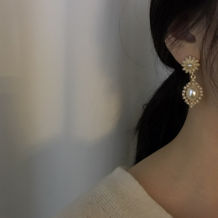Bianco Pearl Pearl Drop Earrings Date Fashion Wedd