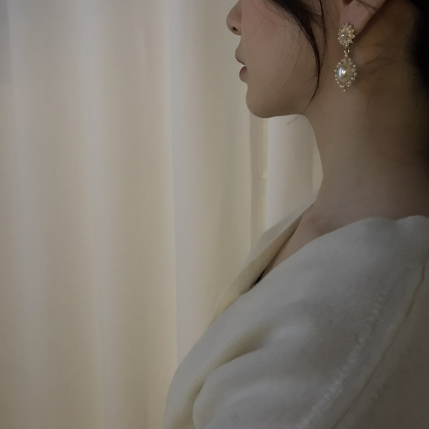Bianco Pearl Pearl Drop Earrings Date Fashion Wedd