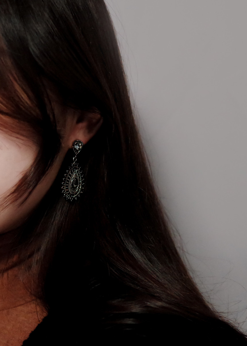 Fiesta Vintage Holistic Antique Sun Earrings Luxur