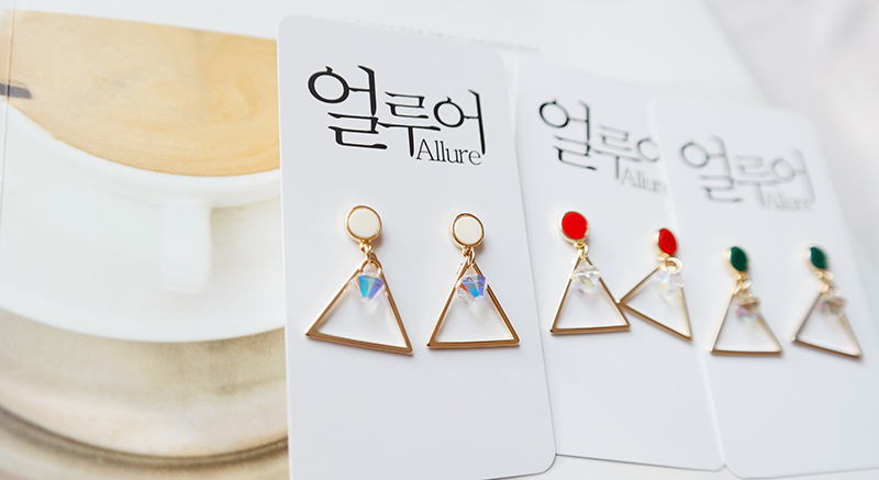 Swarovski earrings lovely fashion unique charming 
