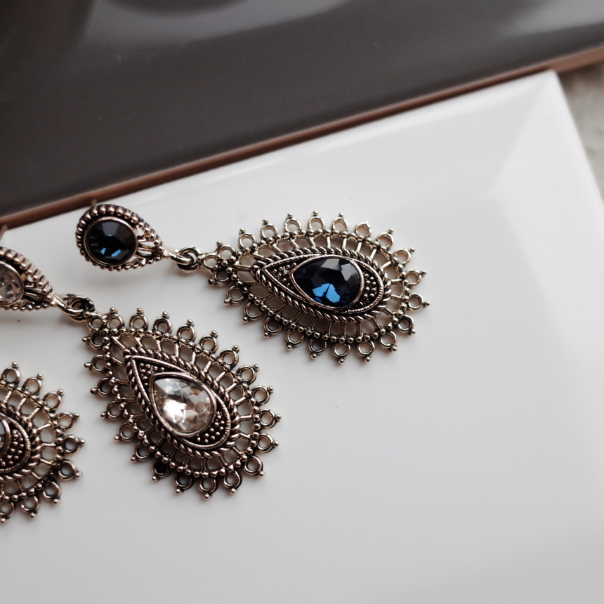 Fiesta Vintage Holistic Antique Sun Earrings Luxur