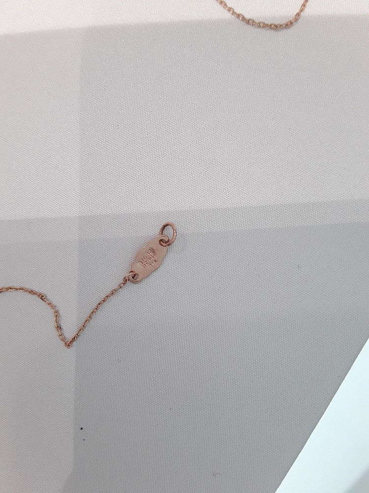 Stonehenge Rose Gold Necklace G1655 Minimal Style 