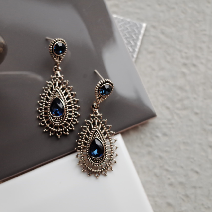 Fiesta Vintage Holistic Antique Sun Earrings Luxur