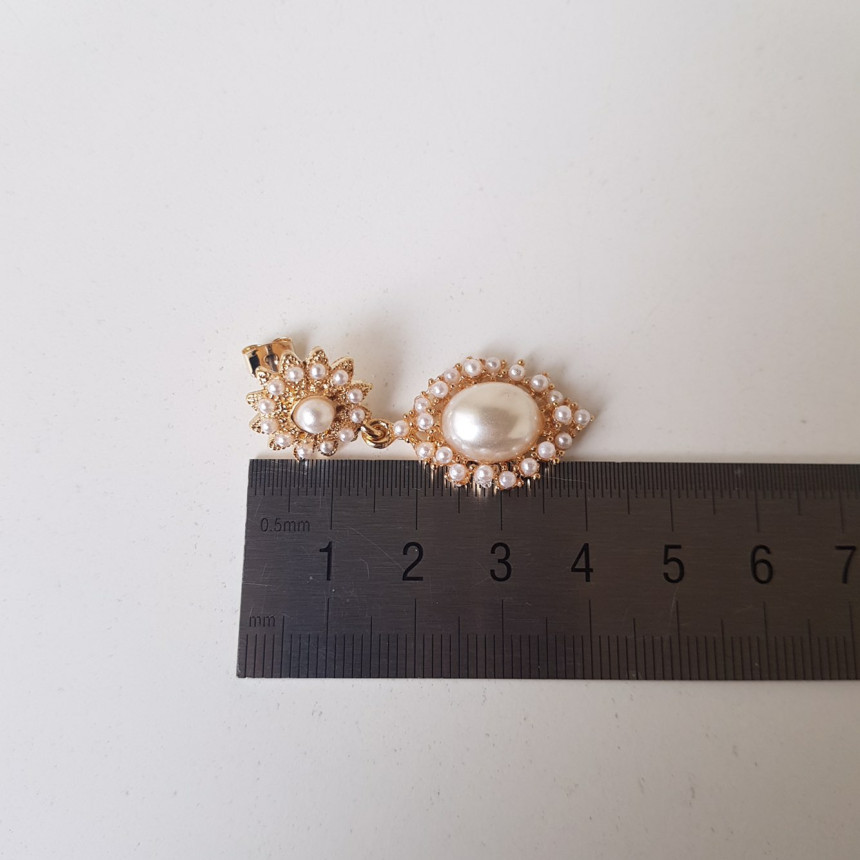 Bianco Pearl Pearl Drop Earrings Date Fashion Wedd