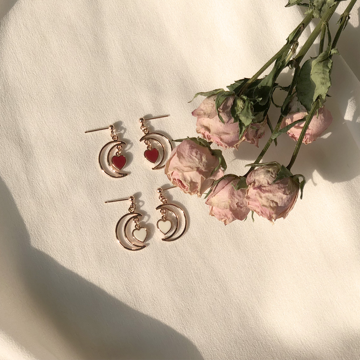Free Shipping Heart Ring Pomade Cubic 7 pearl earr
