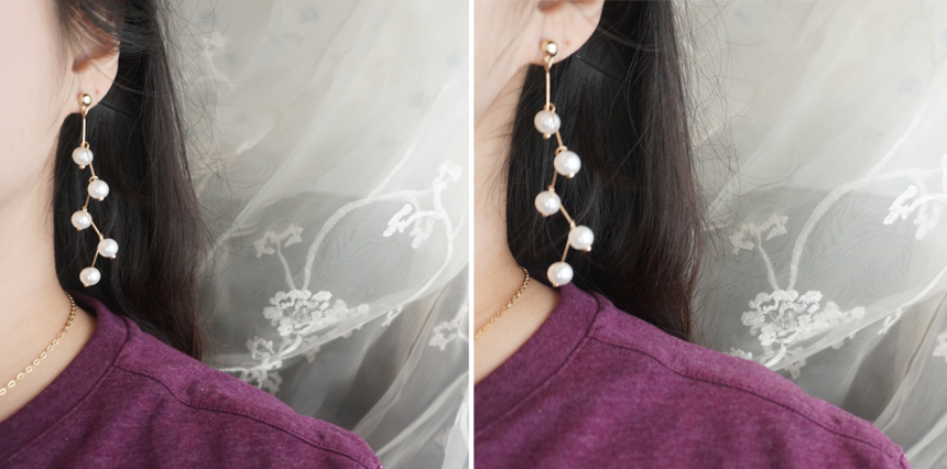 Specials Vintage Flower Cubic Pearl Tassel Heart D