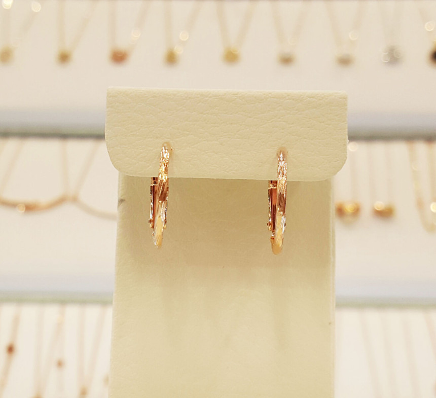 Volare Pink 2cm Earrings DA104 cute outfit look da