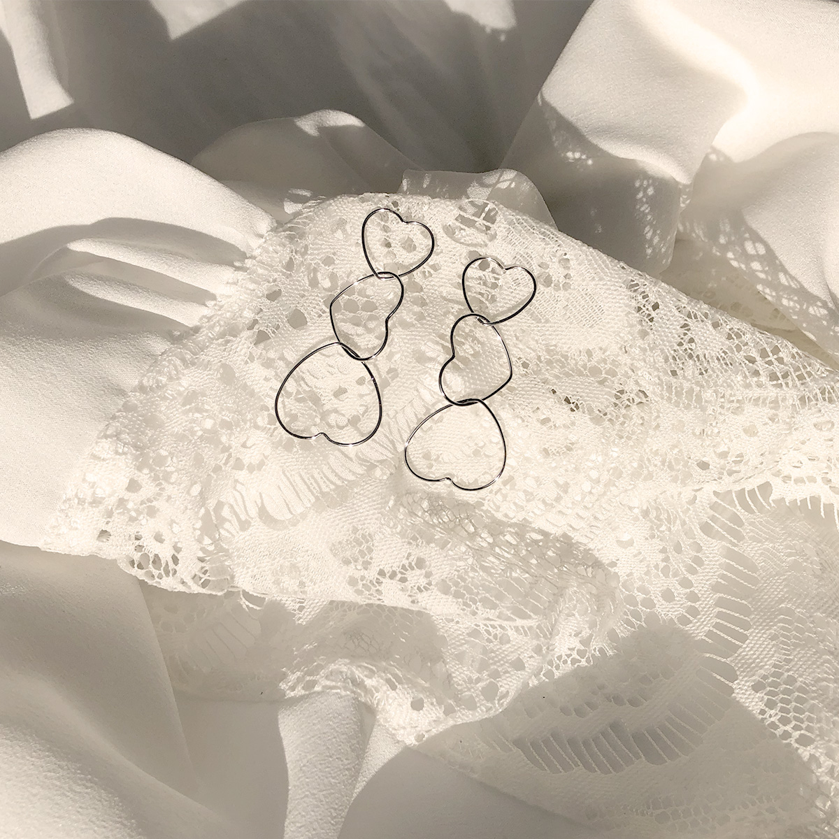 Free Shipping Heart Ring Pomade Cubic 7 pearl earr