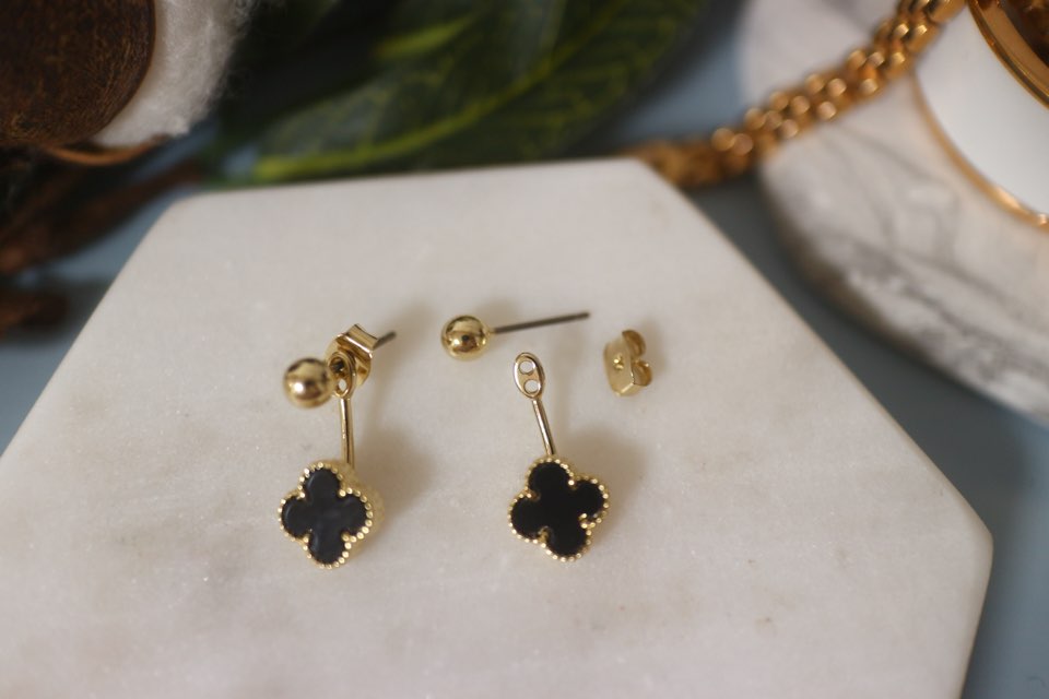 Van Cliff st crover 2colors Daily earrings Feminin