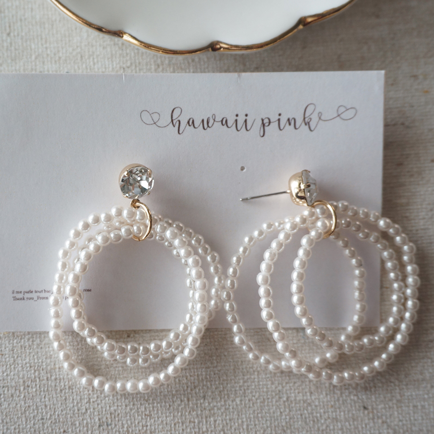 Specials Vintage Flower Cubic Pearl Tassel Heart D